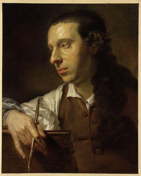 Johann Zoffany Self portrait oil painting image